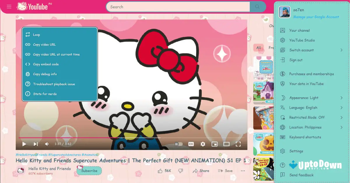 Youtube Pink Download for PC Uptodown 2026 screenshot 1