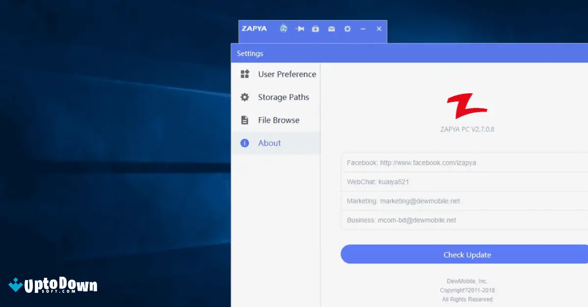 Zapya for PC Uptodown Download (2025 Latest) screenshot 1